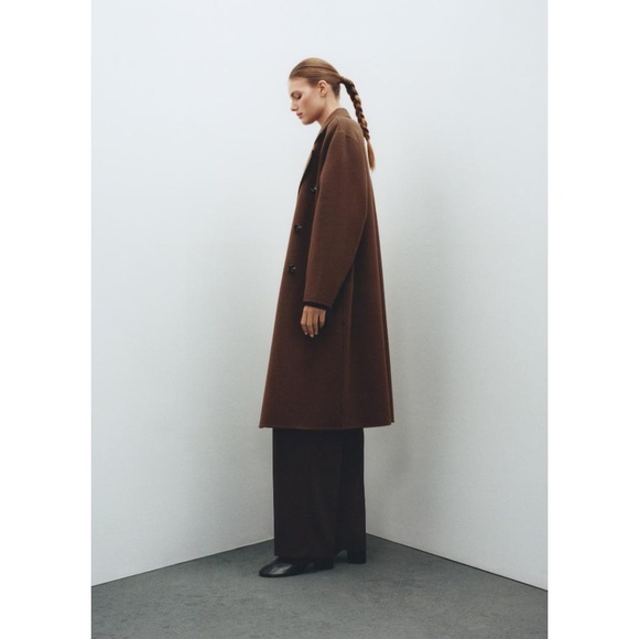 Mango Picarol Handmade Wool Coat NWT - Picture 13 of 14